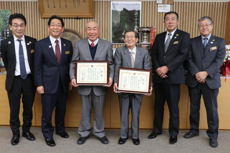 表敬訪問の様子